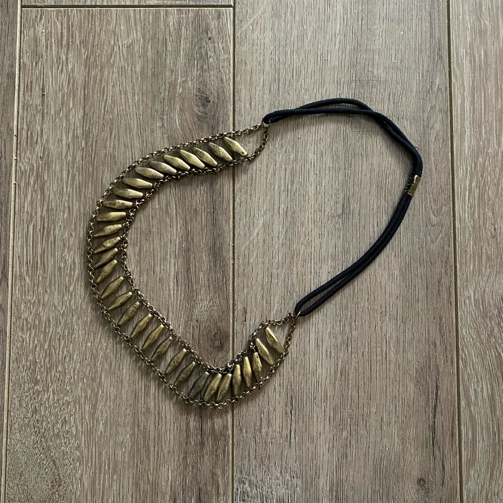 Golden stretchy headband